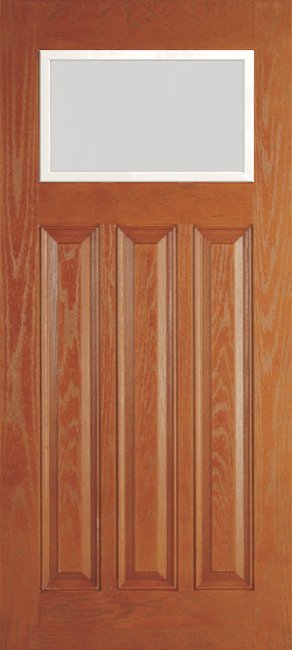 Alliance O814-6P-BLE fiberglass entry door, textured oakgrain