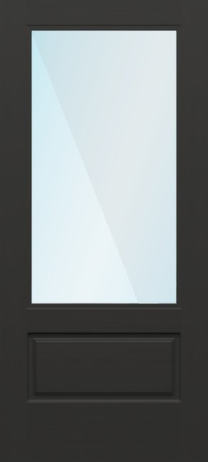 Alliance DRS1E-TSL-104-B fiberglass entry door, onyx