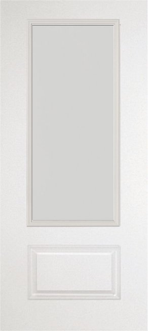 Alliance S607-1P-BLC fiberglass entry door, smooth