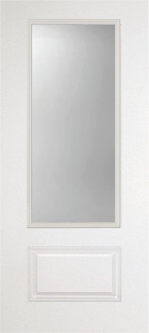 Alliance S607-1P-CL fiberglass entry door, smooth