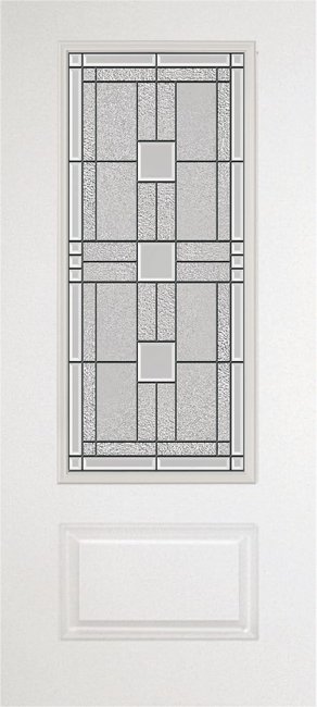 Alliance S607-1P-MO-P fiberglass entry door, smooth