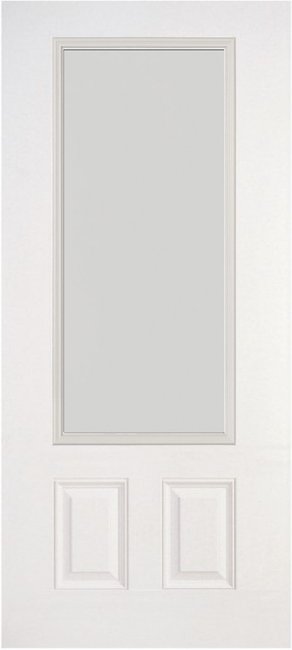 Alliance S607-2P-BLC fiberglass entry door, smooth