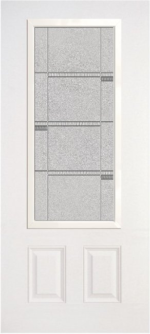 Alliance S607-2P-CWK-PN fiberglass entry door, smooth