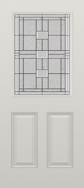 Alliance S607-2PU-MO-P fiberglass entry door, smooth