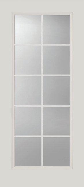 Alliance S628-FL-FG10-CL fiberglass entry door, smooth