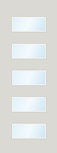 Alliance S651-BH5-CH-CL fiberglass entry door, smooth