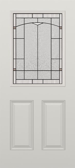 Alliance S684-2PU-TPZ-P fiberglass entry door, smooth