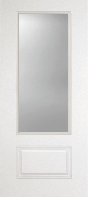 Alliance S686-1P-CL fiberglass entry door, smooth