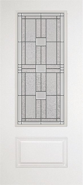 Alliance S686-1P-MO-P fiberglass entry door, smooth