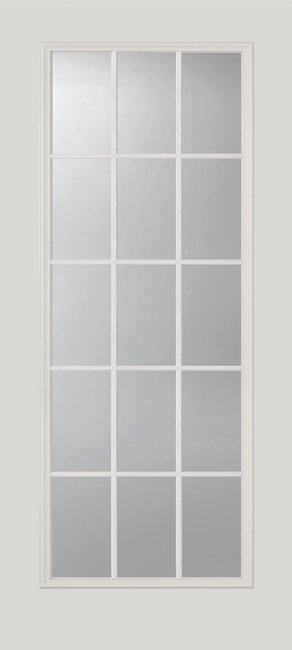 Alliance S689-FL-FG15-CL fiberglass entry door, smooth