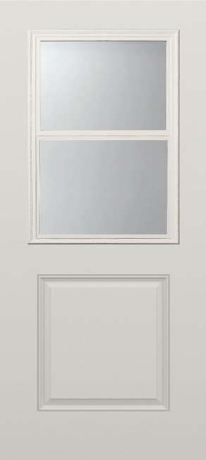 Alliance S799-1P-VL-CL fiberglass entry door, smooth