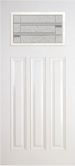 Alliance S814-6P-CWK-PN fiberglass entry door, smooth