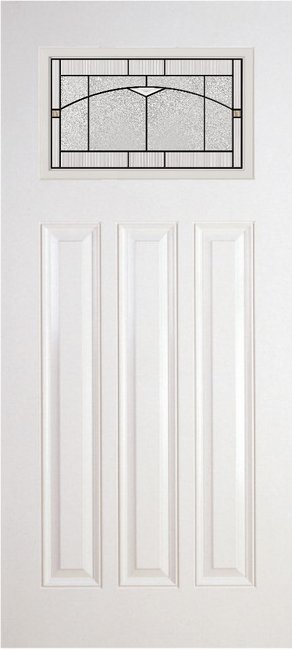 Alliance S814-6P-TPZ-P fiberglass entry door, smooth