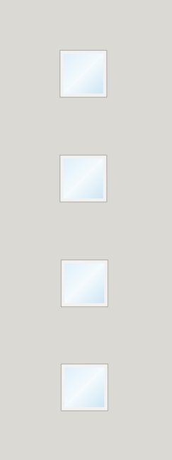 Alliance S840-BH4-CS-CL fiberglass entry door, smooth