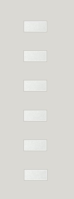 Alliance S843-BH6-CHS-CH fiberglass entry door, smooth