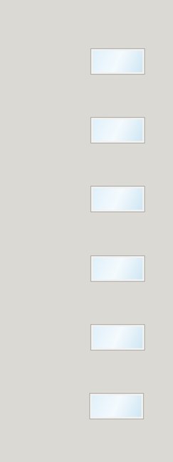 Alliance S843-BH6-RH-CL fiberglass entry door, smooth