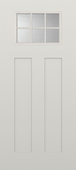 Alliance S868-3P-SDL6-LE fiberglass entry door, smooth