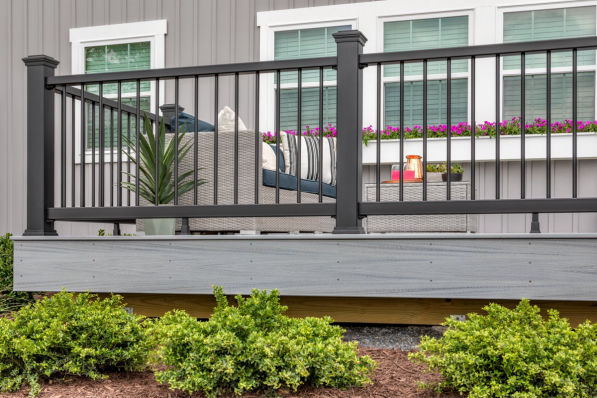 Trex composite railing detail