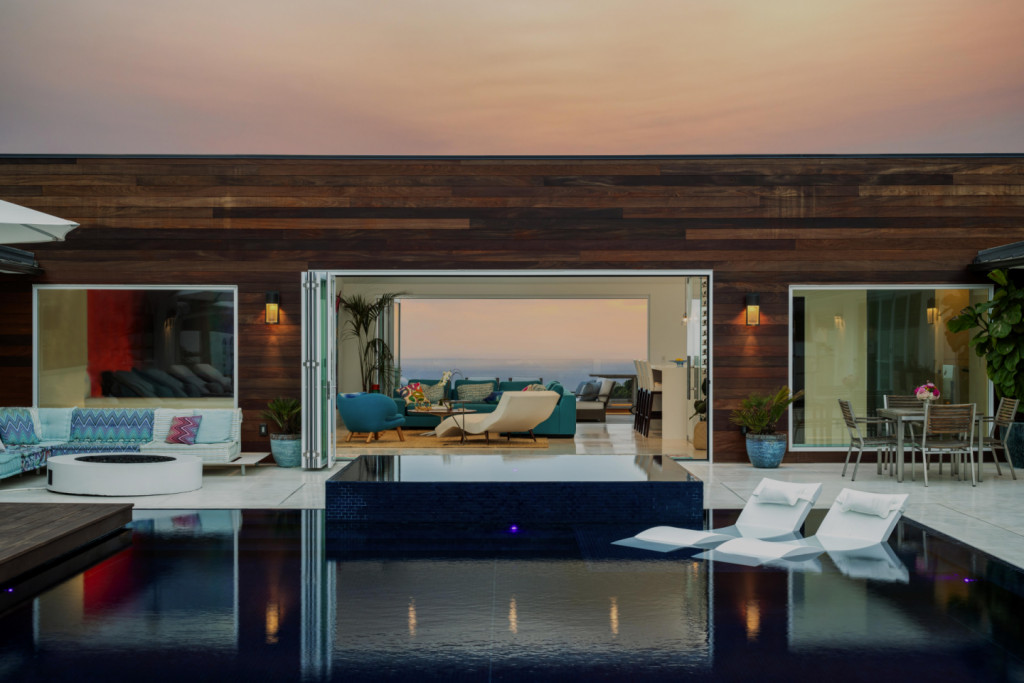 LaCantina folding glass wall system