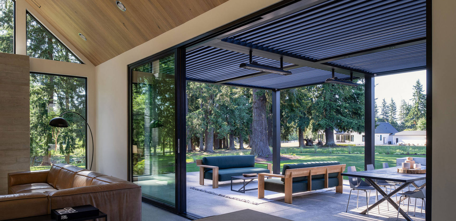 Moving glass wall system