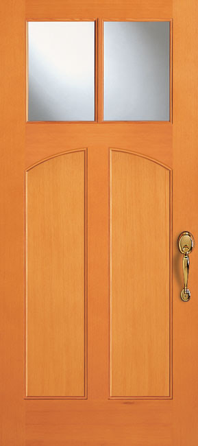 36802-AR Fir exterior wood door in douglas fir