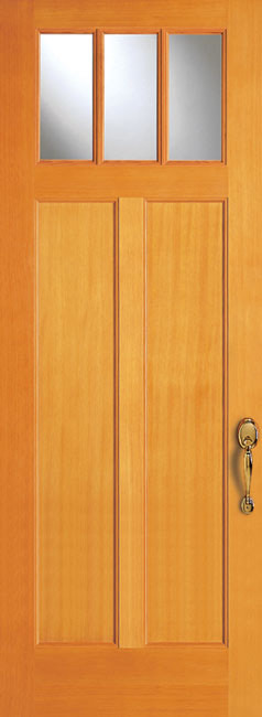 36803-8 Fir exterior wood door in douglas fir