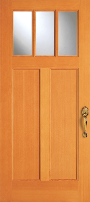 36803 Fir exterior wood door in douglas fir