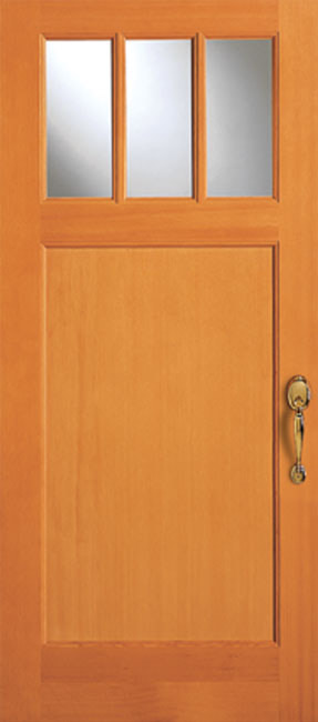 36813 Fir exterior wood door in douglas fir