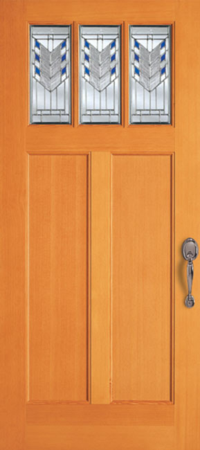 36823 Fir exterior wood door in douglas fir