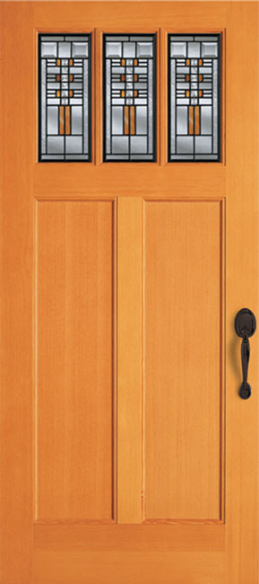36843 Fir exterior wood door in douglas fir