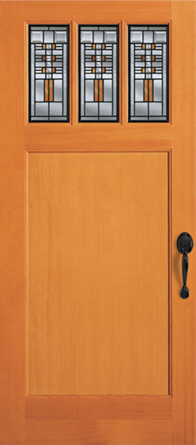 36853 Fir exterior wood door in douglas fir
