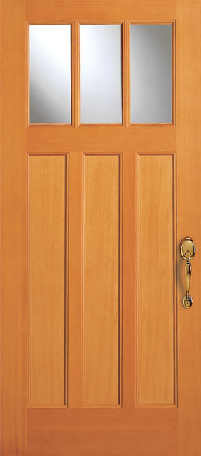 36863 Fir exterior wood door in douglas fir