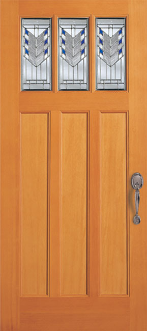 36873 Fir exterior wood door in douglas fir