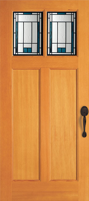 36932 Fir exterior wood door in douglas fir