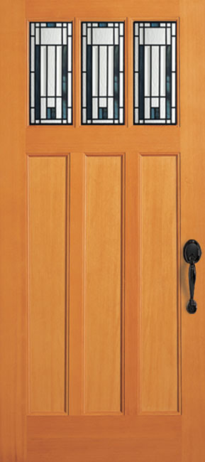36943 Fir exterior wood door in douglas fir
