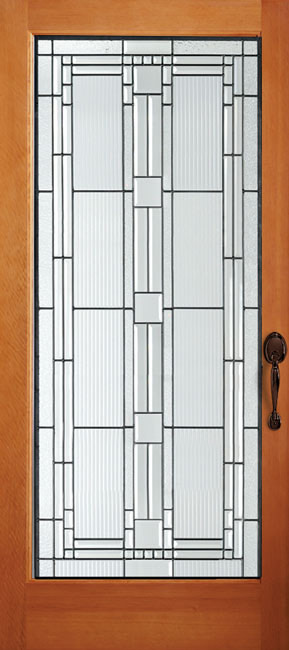 6356 Fir exterior wood door in douglas fir