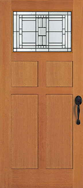 6366 Fir exterior wood door in douglas fir