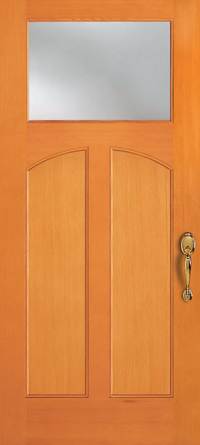 6801-AR Fir exterior wood door in douglas fir