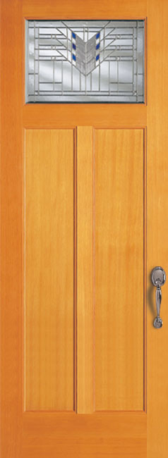 6821-8 Fir exterior wood door in douglas fir