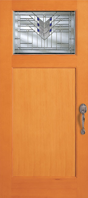 6831 Fir exterior wood door in douglas fir