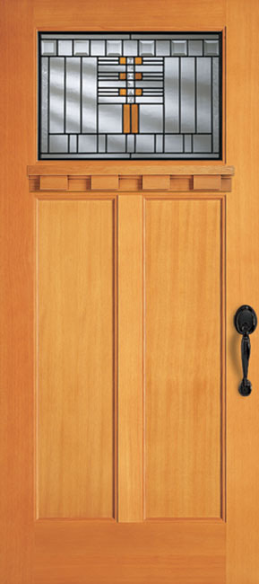 6841 Fir exterior wood door in douglas fir