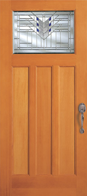 6871 Fir exterior wood door in douglas fir