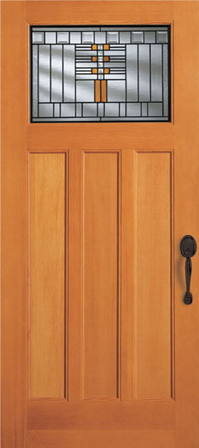 6881 Fir exterior wood door in douglas fir