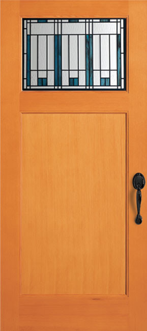 6921 Fir exterior wood door in douglas fir