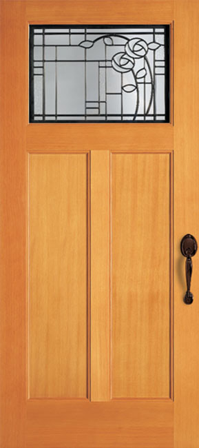 6961 Fir exterior wood door in douglas fir