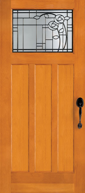 6971 Fir exterior wood door in douglas fir