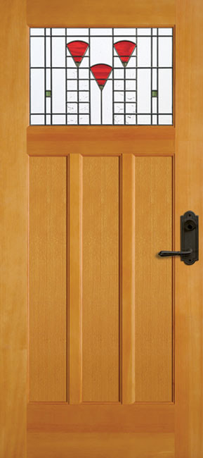 6983 Fir exterior wood door in douglas fir