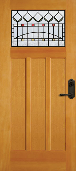 6990 Fir exterior wood door in douglas fir
