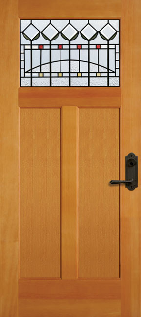 6992 Fir exterior wood door in douglas fir
