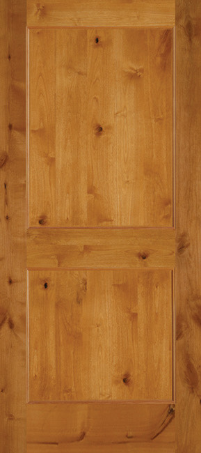 7282WLO Knotty Alder exterior wood door in knotty alder